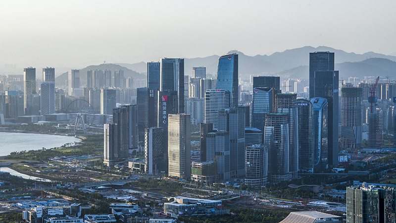 圖為深圳前海城市風(fēng)光。